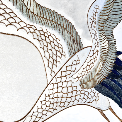 Skybound - Nature-inspired Embroidered Wall Art (Set of 4) ~ 7.5 ft x 4 ft