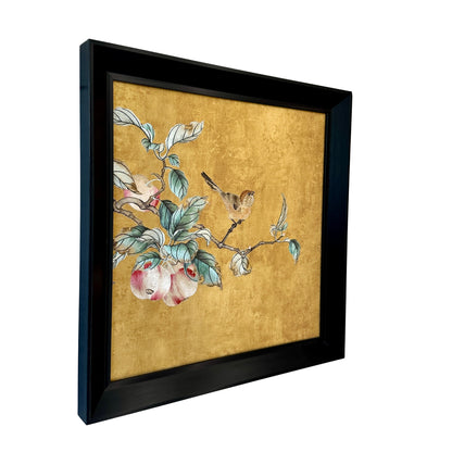 The Orchard – Hand Embroidered Nature Inspired Wall Art (Set of 2) ~ 3 ft x 2 ft