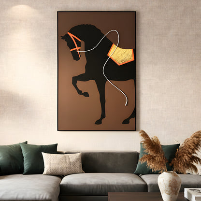 Triumph - Horse themed LED Wall Art ~ 5 ft x 3.5 ft
