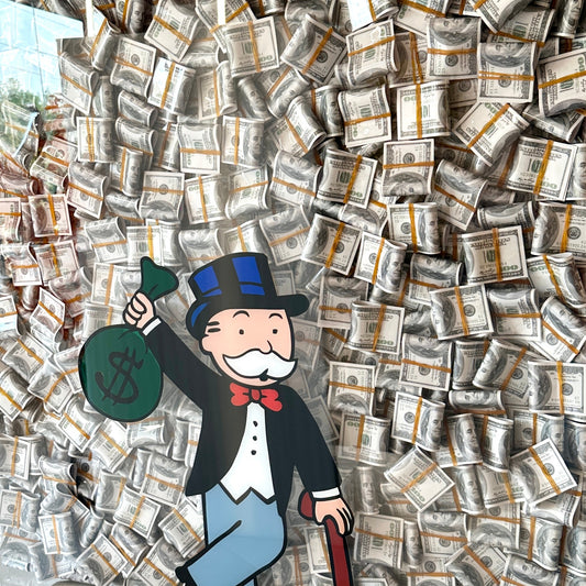 Minted – Replica US Dollars 3D Wall Art with Acrylic Frame ~ 3.5 ft x 3.5 ft