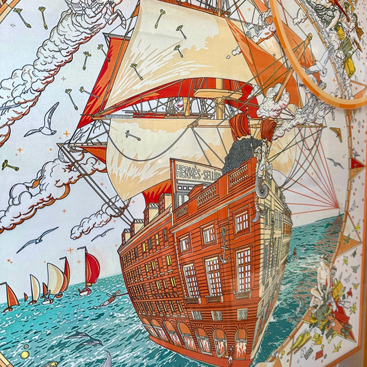 Odyssey – Ship inspired Premium Wall Art with Acrylic Frame ~ 4 ft x 3 ft