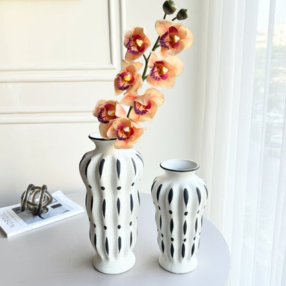 Vista - Black & White Ceramic Vases