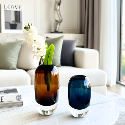 Capsule - Thick Crystal Glass Vases