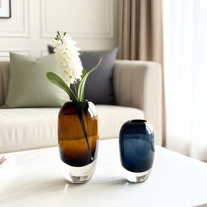 Capsule - Thick Crystal Glass Vases