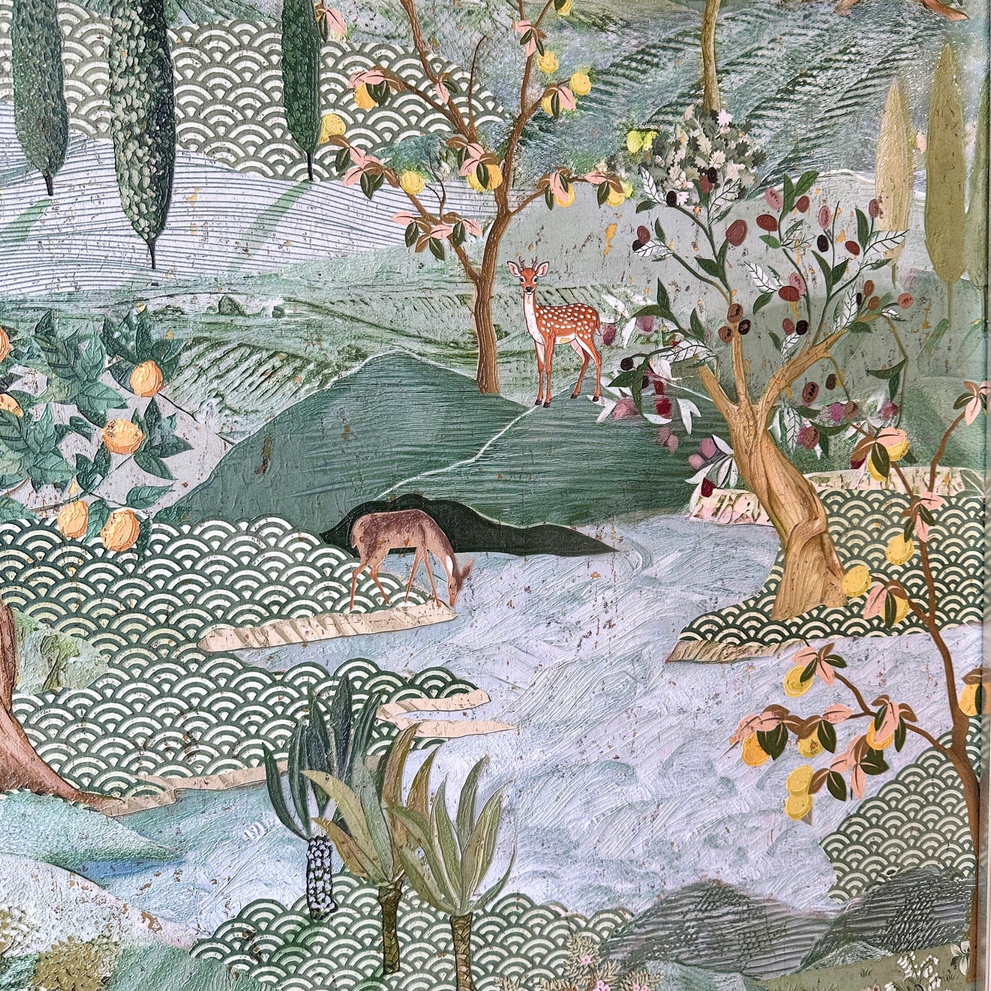 Edenia – Nature Inspired 3D detailing Premium Wall Art ~ 6 ft x 4 ft