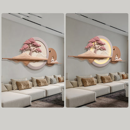 Garden of Chi - Nature Scenery Inspired Premium Wall Art ~ 6 feet Long