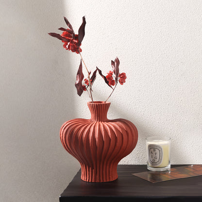 Table Vase Earthen Cradle - Ceramic Table Vase