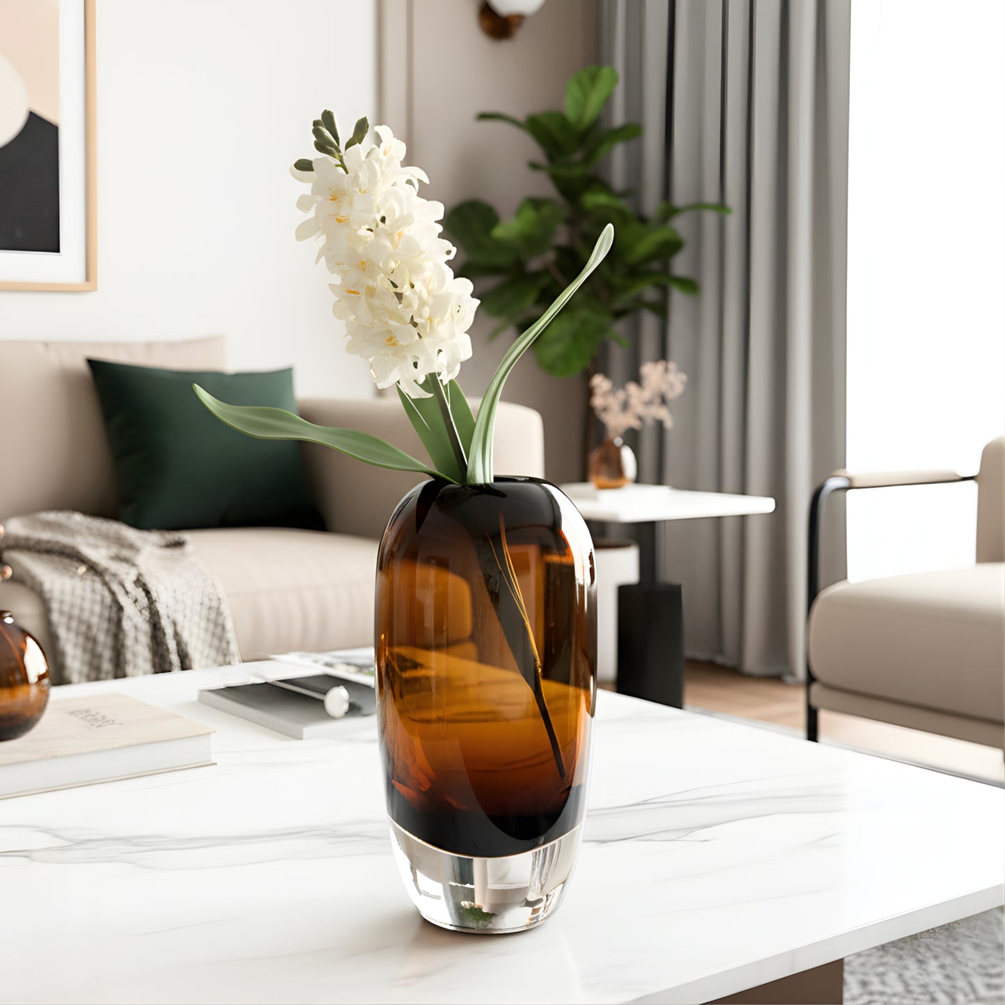 Capsule - Thick Crystal Glass Vases