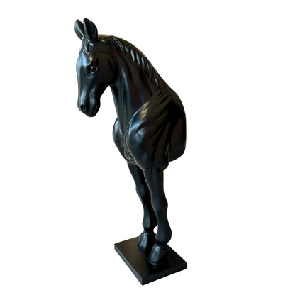 Midnight Majesty - Horse Floor Sculpture ~ 5.5 feet Tall