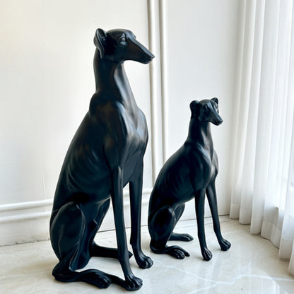 Shadow & Storm - Dog Floor Sculptures (Set of 2) ~ 2.5 feet Tall