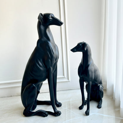 Shadow & Storm - Dog Floor Sculptures (Set of 2) ~ 2.5 feet Tall
