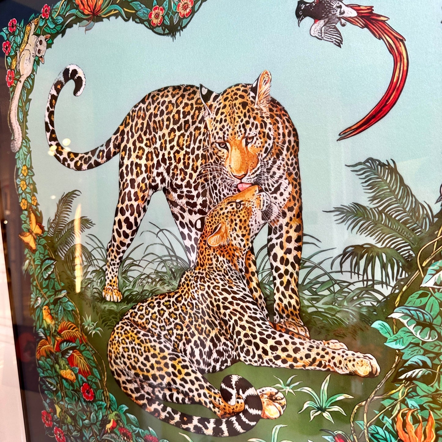 Untamed – Leopard themed Premium Wall Art with Acrylic Frame ~ 4 ft x 3 ft