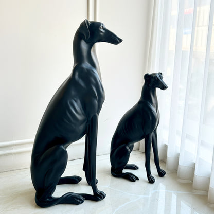 Shadow & Storm - Dog Floor Sculptures (Set of 2) ~ 2.5 feet Tall