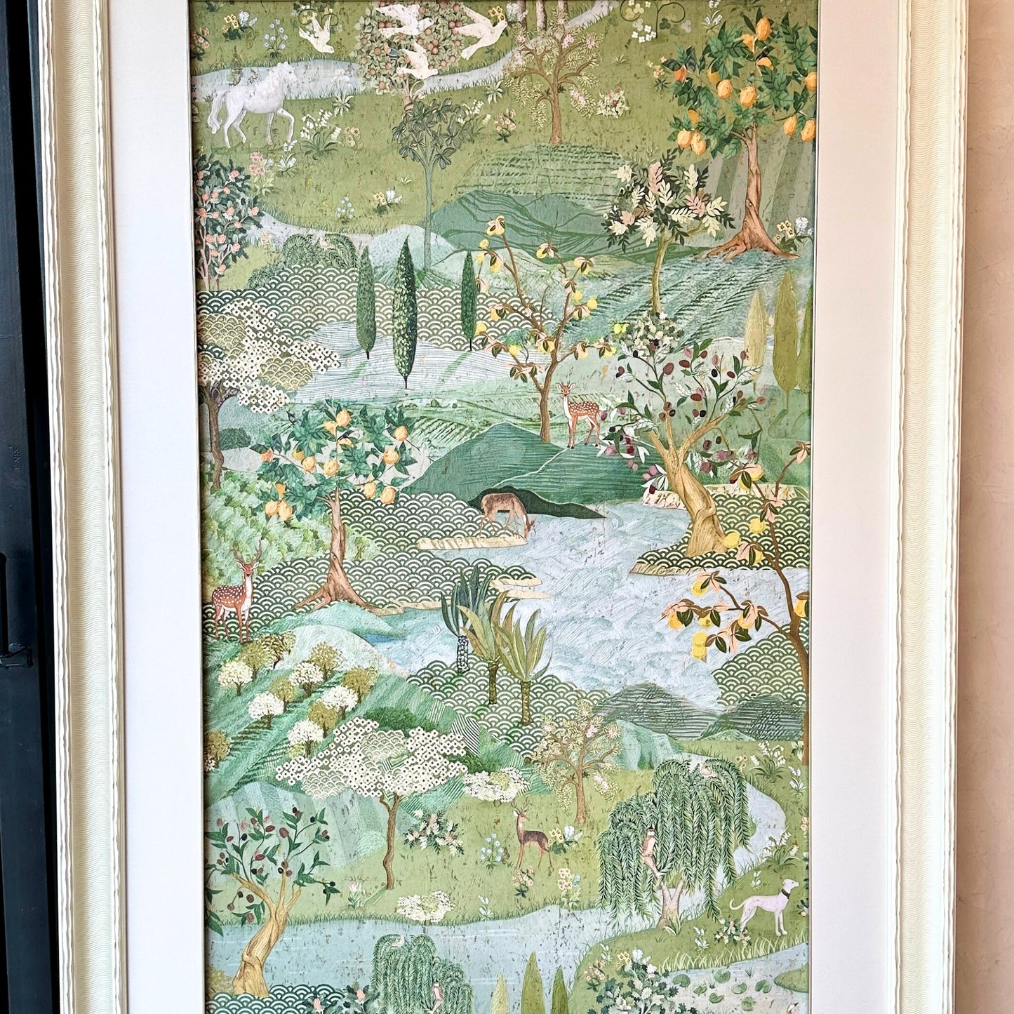 Edenia – Nature Inspired 3D detailing Premium Wall Art ~ 6 ft x 4 ft