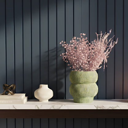 Meadow - Sculptural Green Vase