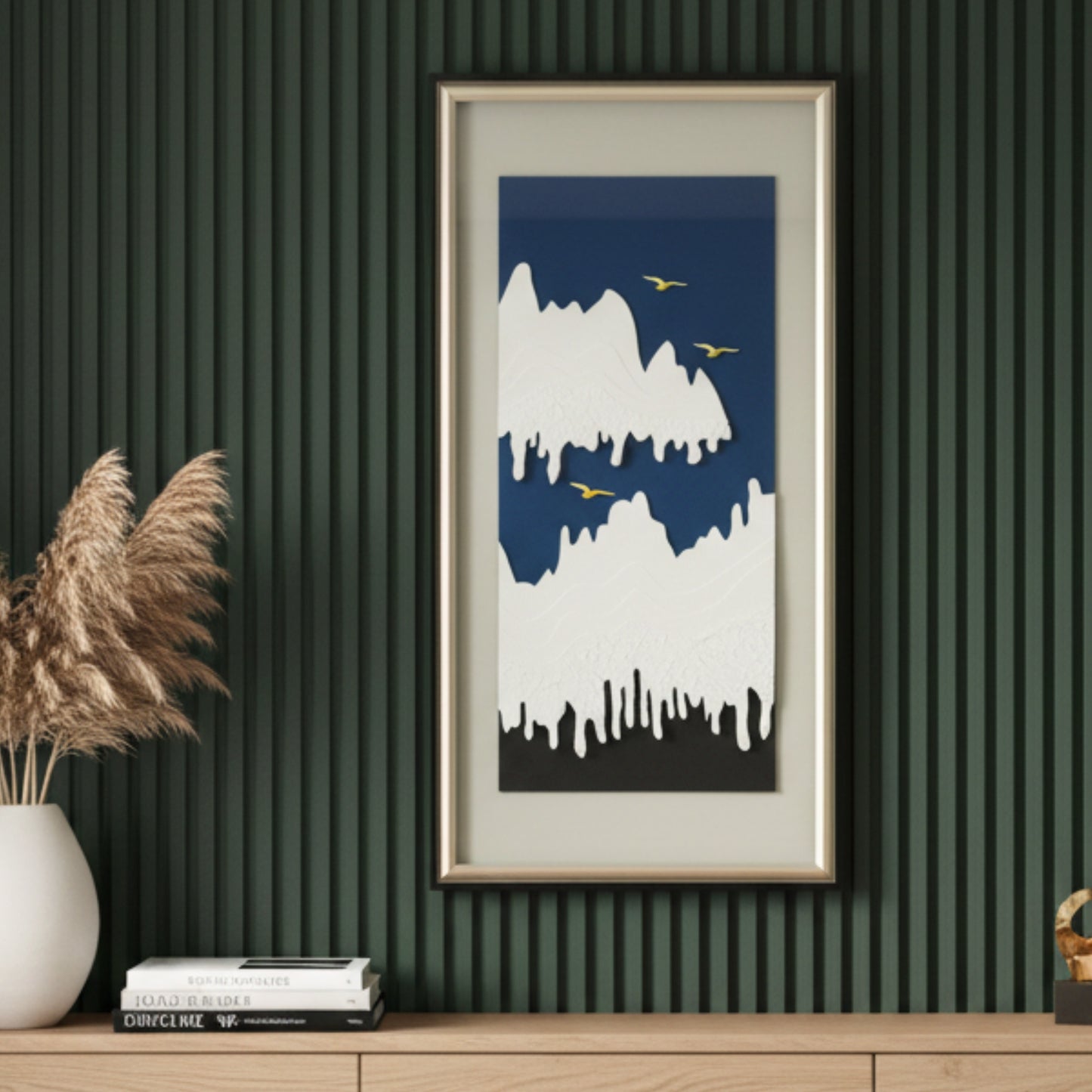 Skyrise - Mountains & Nature Inspired Premium Wall Art ~ 5.5 ft Tall