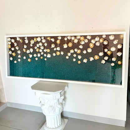 Aurelia – Nature inspired Premium Wall Art with Acrylic Frame ~ 5.5 ft x 2 ft