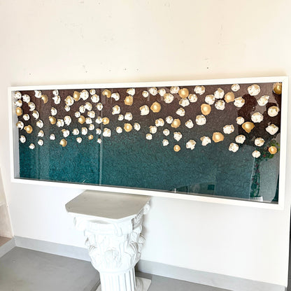 Aurelia – Nature inspired Premium Wall Art with Acrylic Frame ~ 5.5 ft x 2 ft