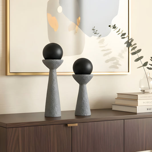 Axis - Abstract Sculptural Showpiece (Set of 2)