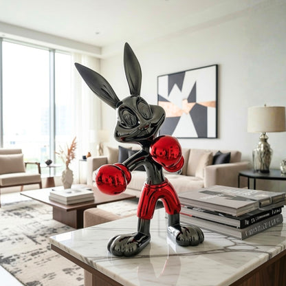 Knockout - Boxing Bunny Showpiece ~ 2 ft Tall