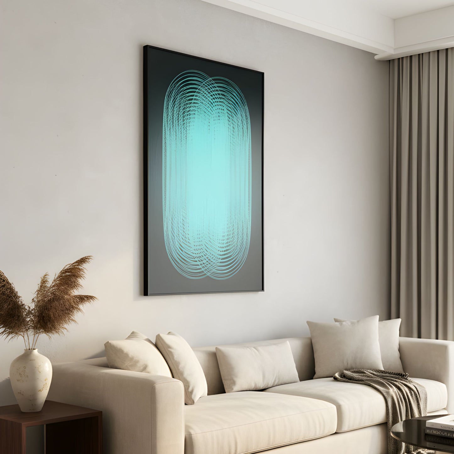 Auralis - Premium UV Print Canvas Wall Art ~ 4 ft x 3 ft