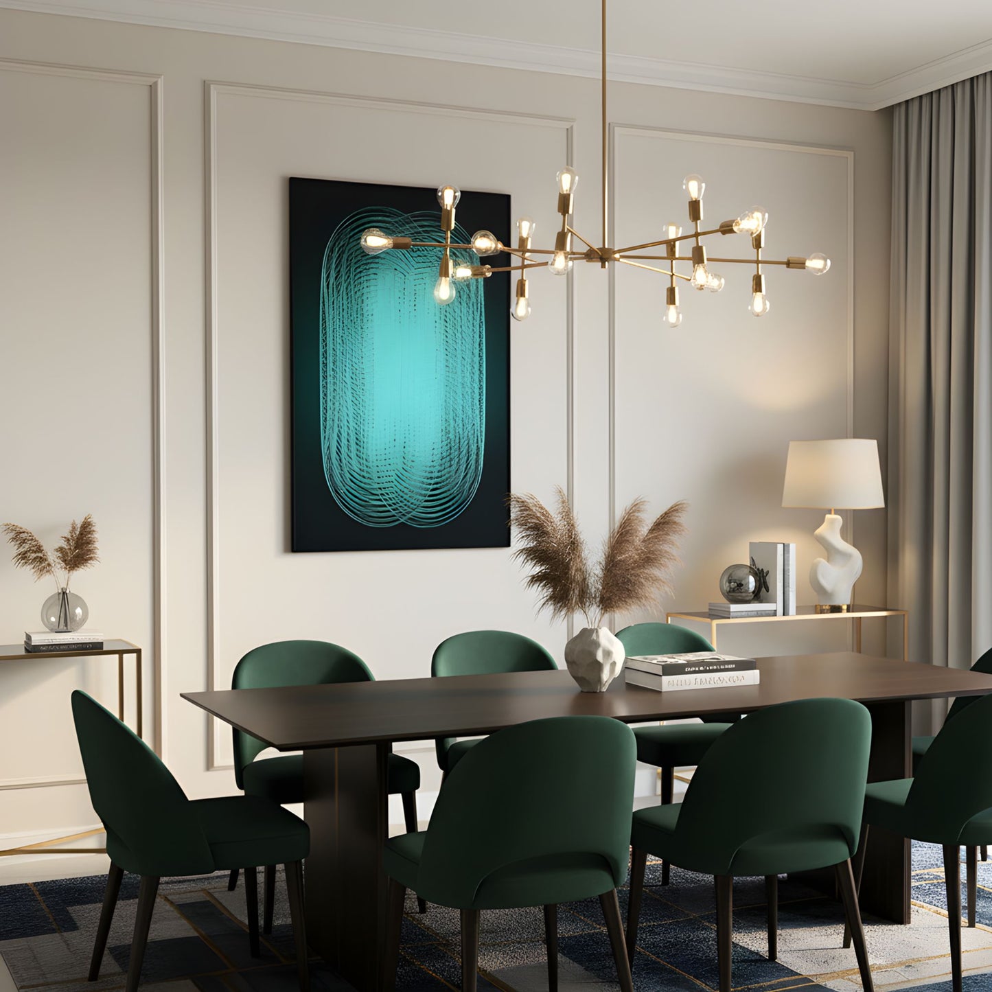 Auralis - Premium UV Print Canvas Wall Art ~ 4 ft x 3 ft