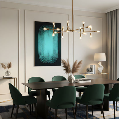 Auralis - Premium UV Print Canvas Wall Art ~ 4 ft x 3 ft