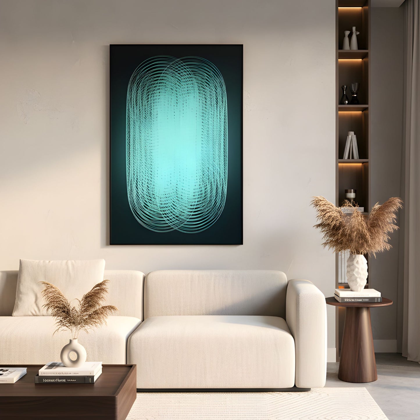 Auralis - Premium UV Print Canvas Wall Art ~ 4 ft x 3 ft