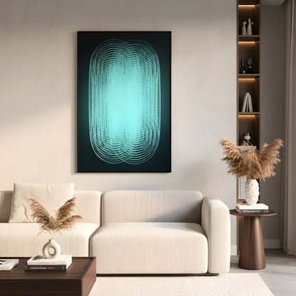 Auralis - Premium UV Print Canvas Wall Art ~ 4 ft x 3 ft