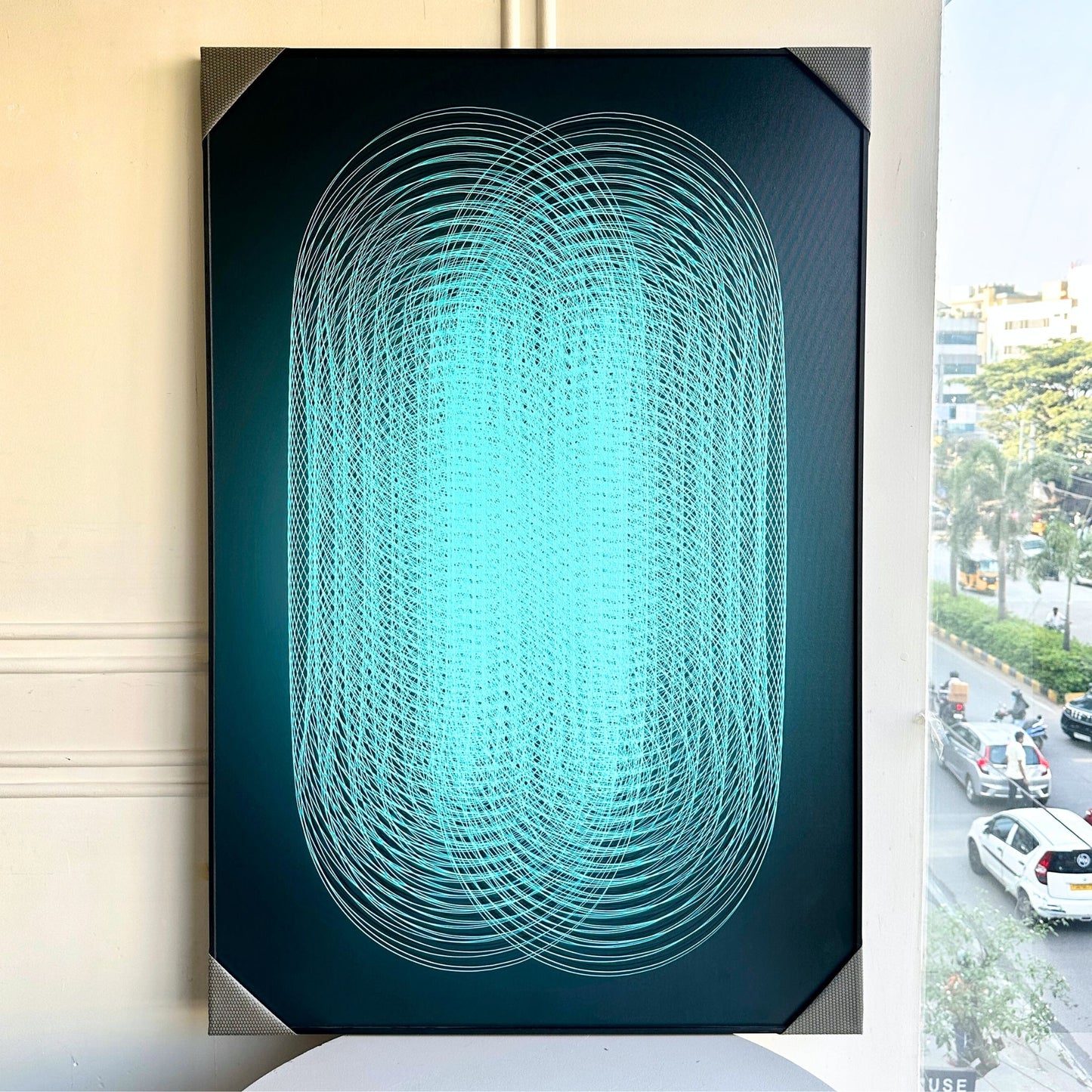 Auralis - Premium UV Print Canvas Wall Art ~ 4 ft x 3 ft