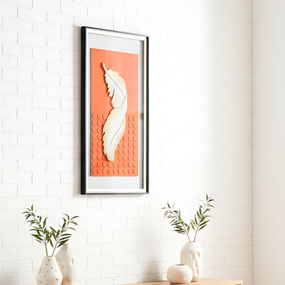 Arisé - Feather & Nature Inspired Premium Wall Art ~ 5.5 ft Tall