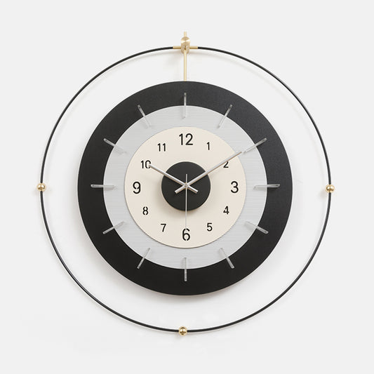 Helio - Designer Circular Wall Clock - Style 2 ~ 24 inches (Dia)