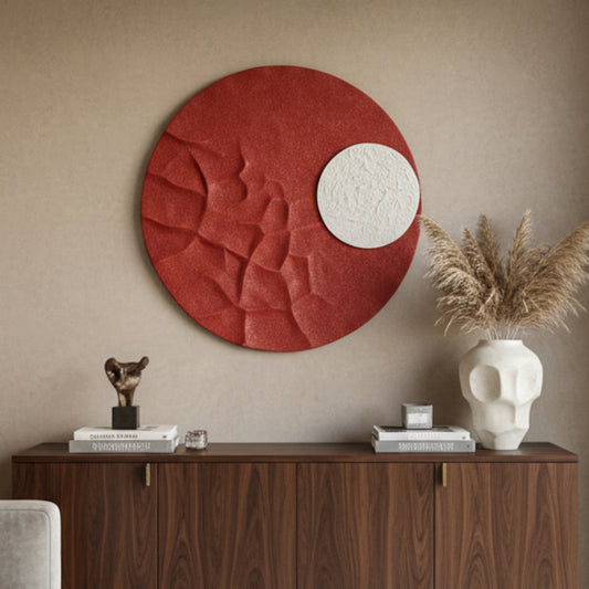 Orbit - Abstract Circular Premium Wall Art - 3 feet Dia
