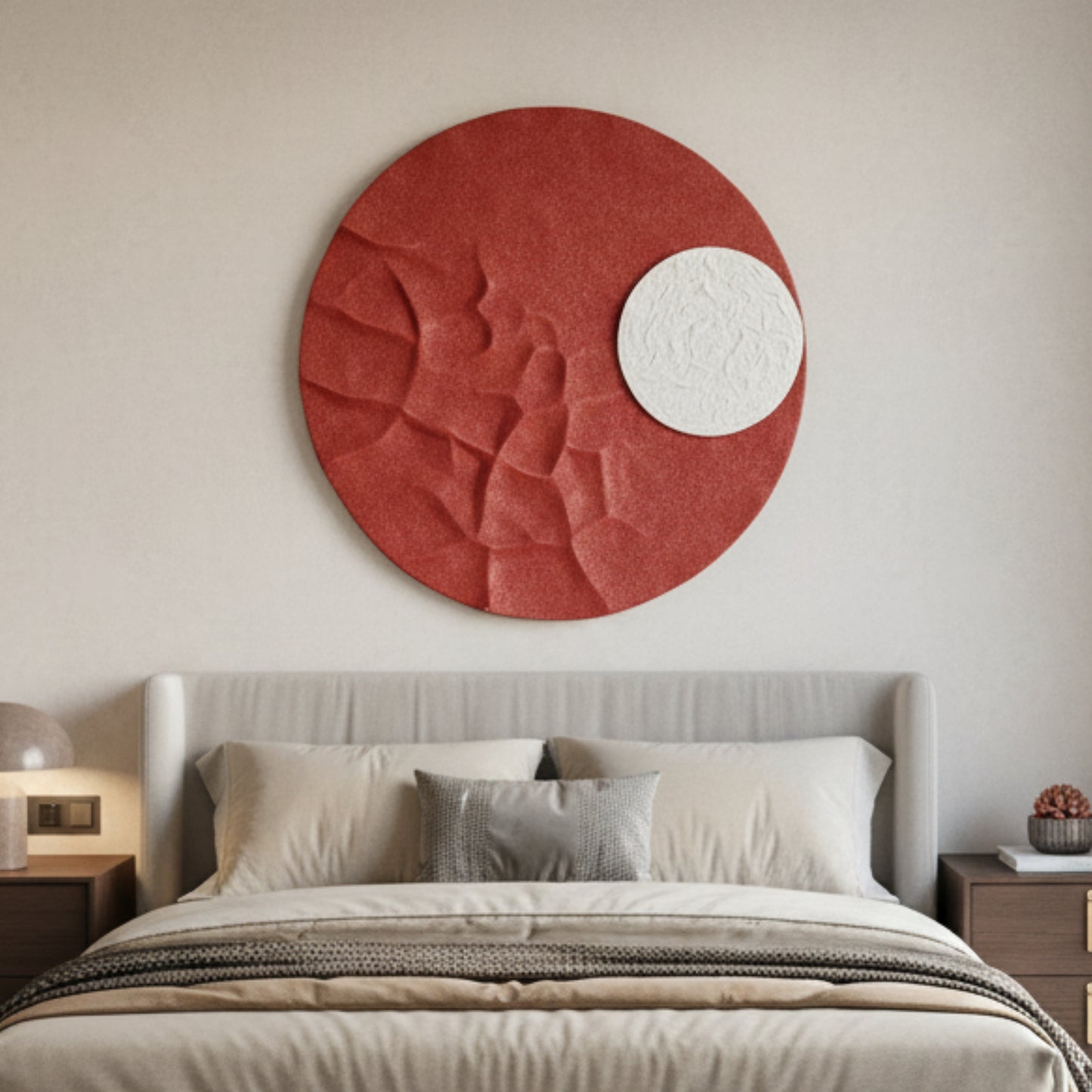 Orbit - Abstract Circular Premium Wall Art - 3 feet Dia