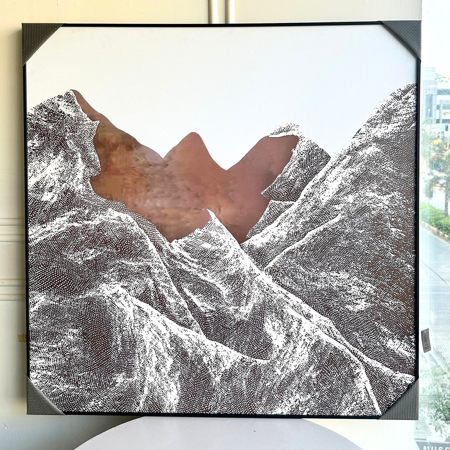 Ridgeline - Mountain-inspired UV Print Canvas Wall Art ~ 3.5 ft x 3.5 ft