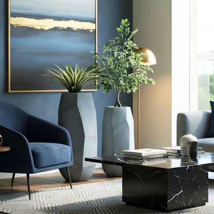 Forma ~ 2.5 ft & 3.5 ft Large Sculptural Plant Pots