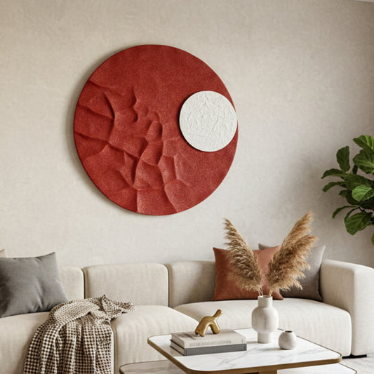 Orbit - Abstract Circular Premium Wall Art - 3 feet Dia
