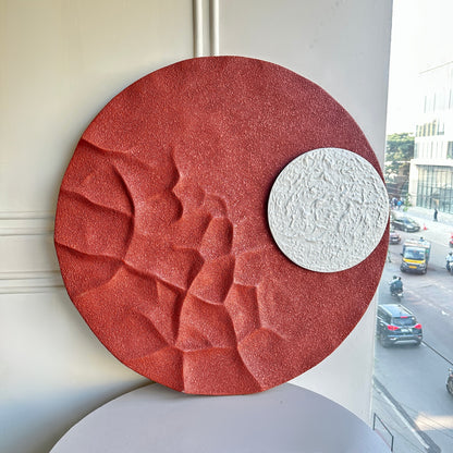 Orbit - Abstract Circular Premium Wall Art - 3 feet Dia