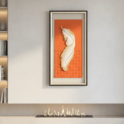 Arisé - Feather & Nature Inspired Premium Wall Art ~ 5.5 ft Tall