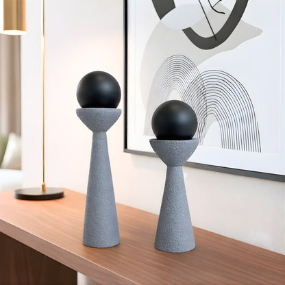 Axis - Abstract Sculptural Showpiece (Set of 2)