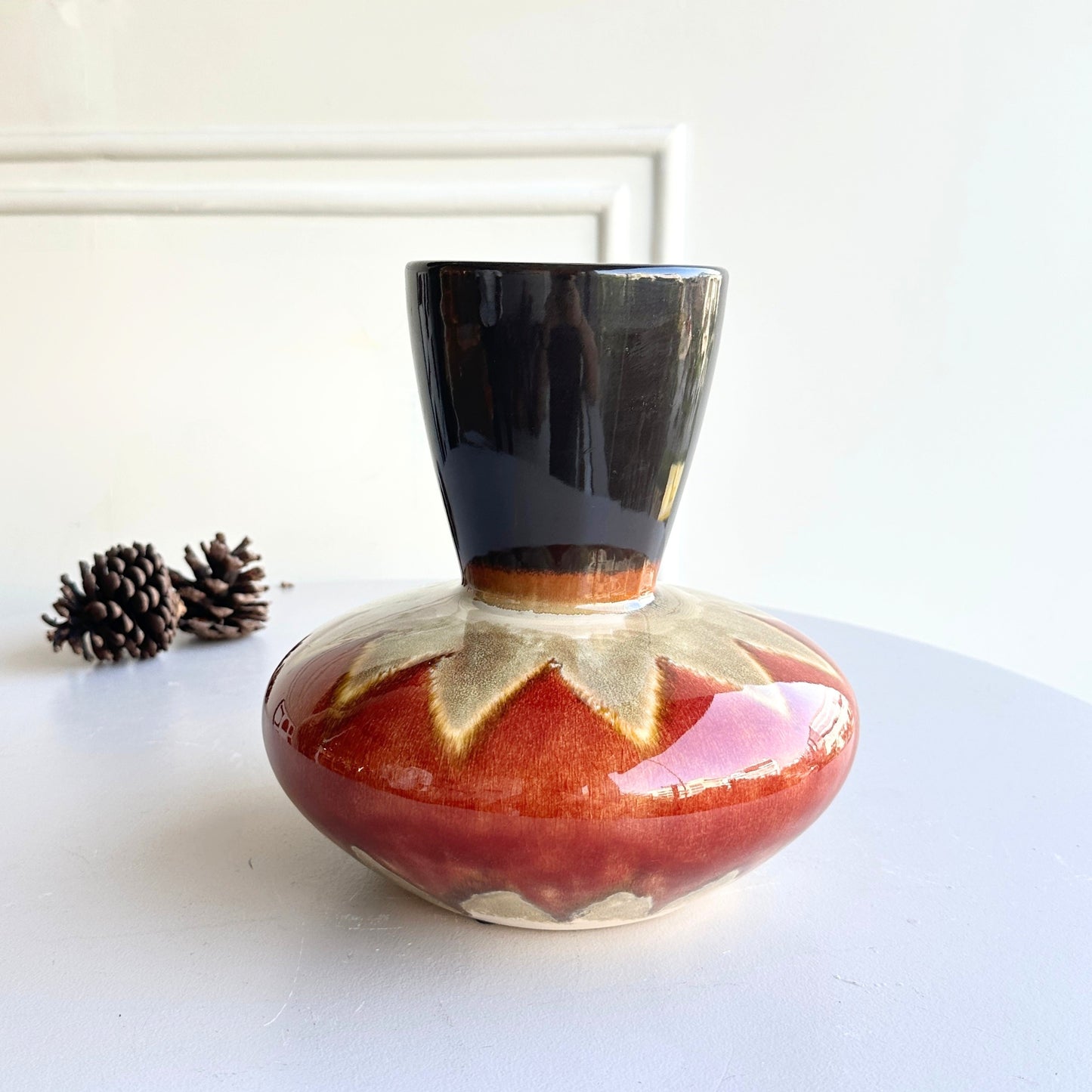 Sienna - Red & Black Ceramic Vases