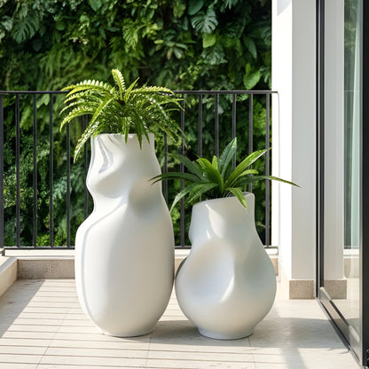 Forma ~ 2.5 ft & 3.5 ft Large Sculptural Plant Pots