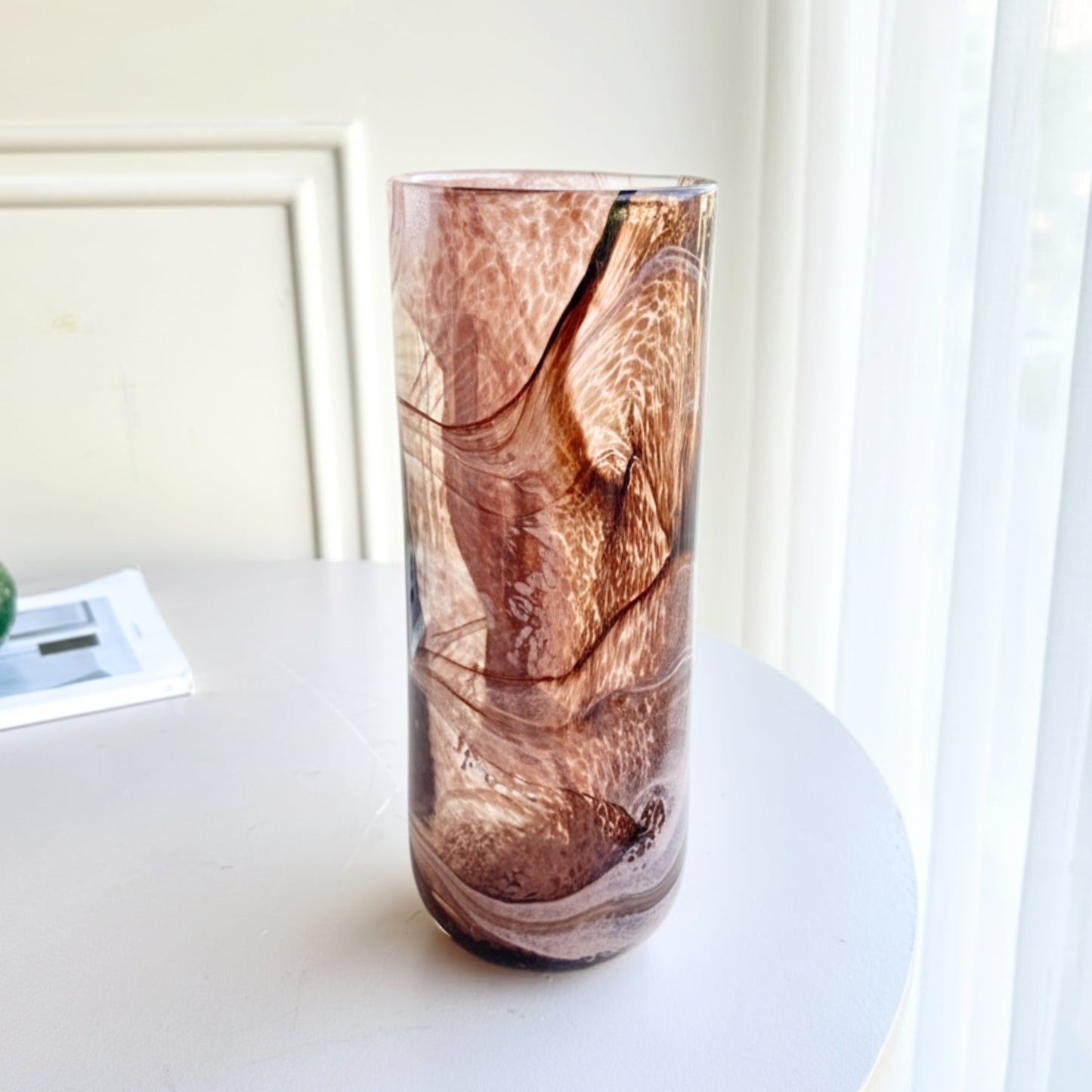 Hazel - Brown Glass Vases