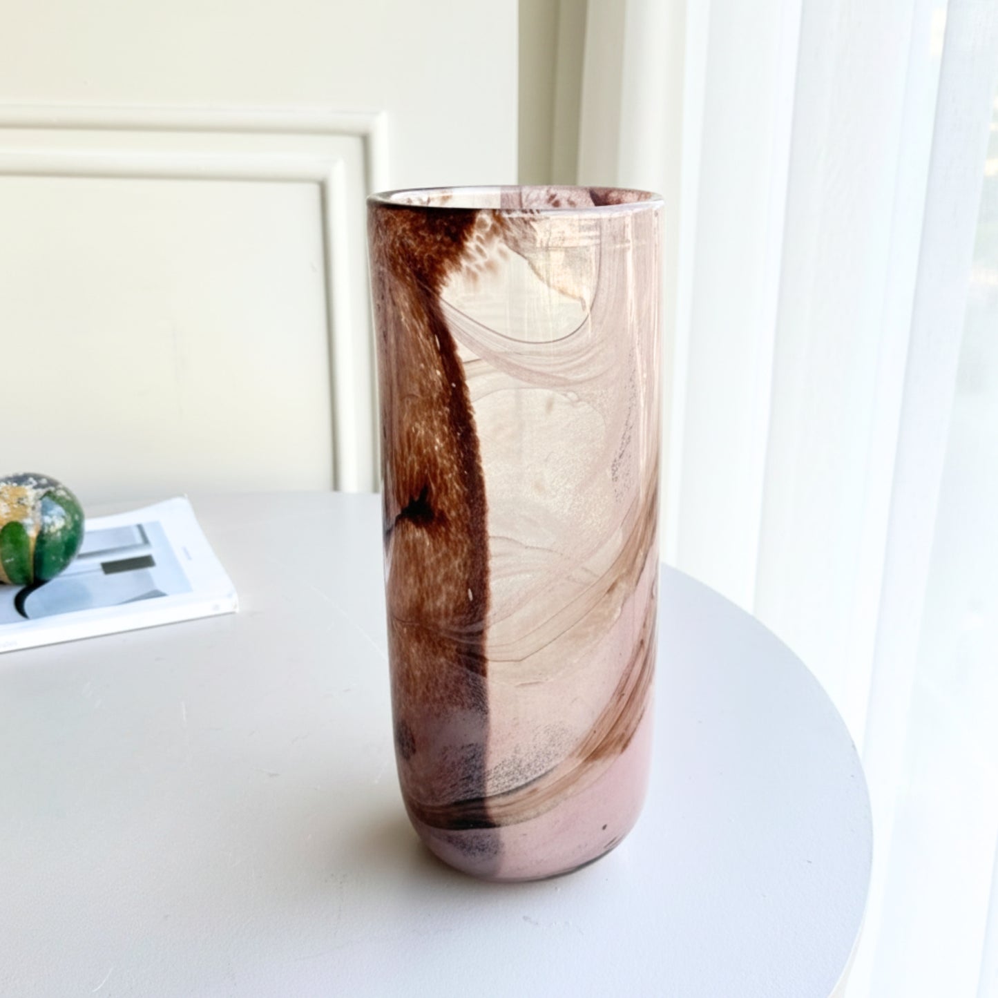 Hazel - Brown Glass Vases