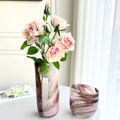 Hazel - Brown Glass Vases