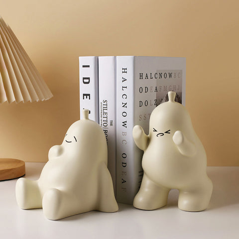 Cheerful Pear-fection - Ceramic Bookend & Table Showpiece - Set of 2 - Style 1