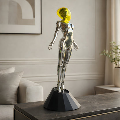 The Awakened - Futuristic Human Figurine ~ 2 ft Tall