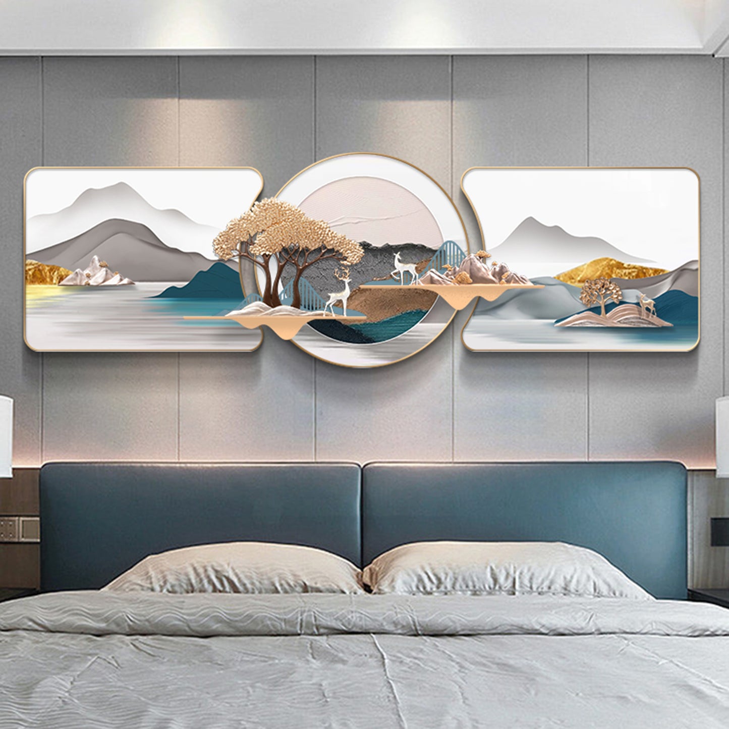 Meadow - Nature Scenery Inspired Premium 3D Wall Art ~ 7.5 feet Long