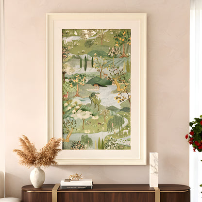 Edenia – Nature Inspired 3D detailing Premium Wall Art ~ 6 ft x 4 ft