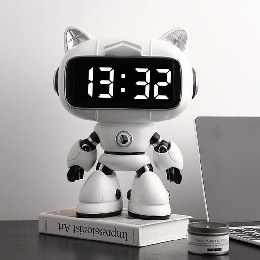 Table Clock Minute Mate - Digital Robot Table Clock